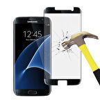 Samsung Galaxy S7 Edge Tam Kaplayan Kavisli Cam Ekran Koruyucu